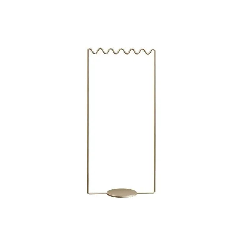 Metal Coat Rack | Wavy Floor Stand | Durable Design
