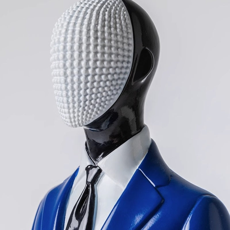 Male Model Statue - Handcrafted Resin Art Figure