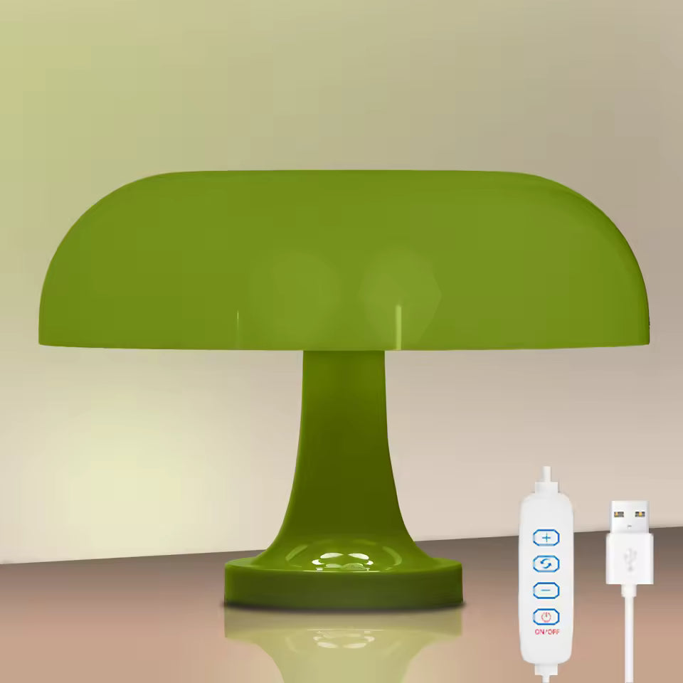 Macaron LED Table Lamp – Mushroom Design