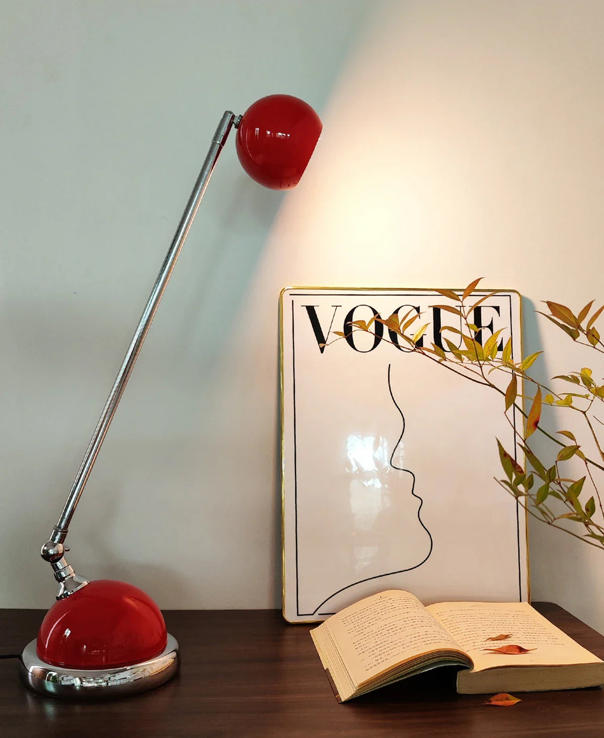 Retro Table Lamp – Haus Theory Rotating Ball Minimalist Lighting