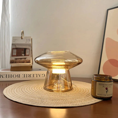 UFO Glass Table Lamp - Mini Stained Glass Light