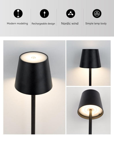 Cordless Touch Lamp | Contemporary Hotel Style Lighting
