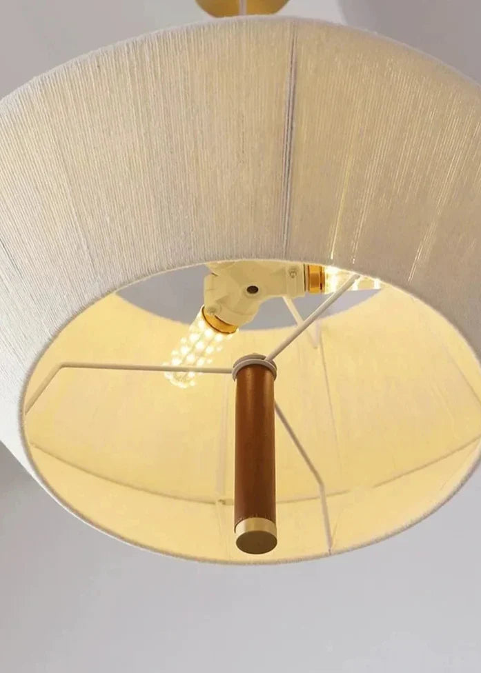 Rattan Ceiling Pendant Light | Handwoven Hemp Rope Lamp