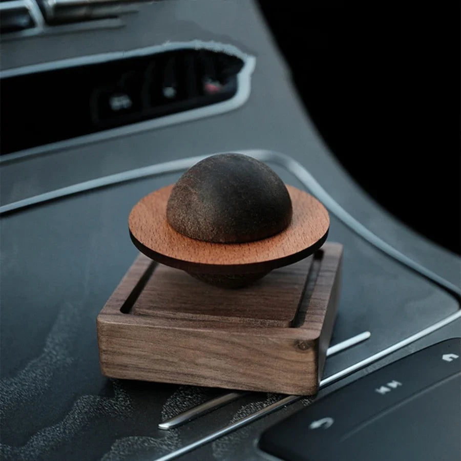 Magnetic Saturn Diffuser - Wooden Floating Aroma