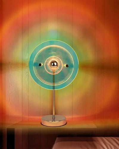 Bauhaus Table Lamp – Acrylic 3D Panel, Dimmable LED Light