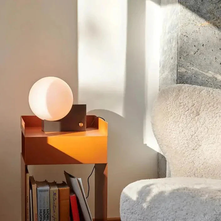 Metal Origami Side Table - Modern Nordic Accent