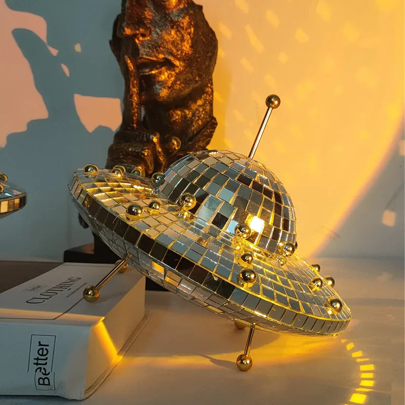 Disco Ball UFO Ornament – Galactic Home Decor