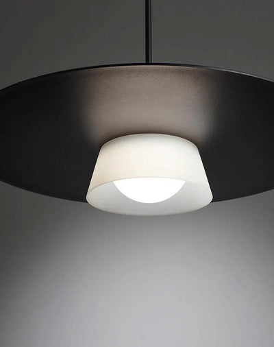 Pendant Ceiling Light - Thin Round Metal Plate Modern LED