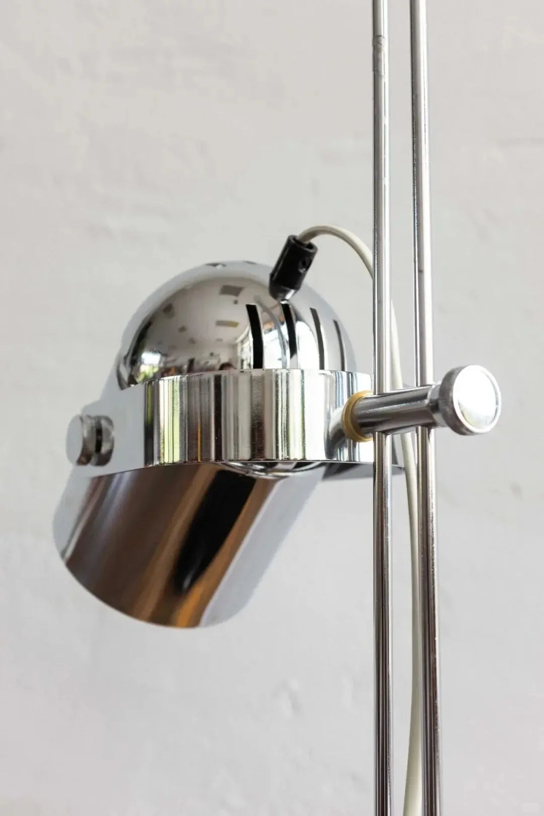 Industrial Table Lamp - Metal Rail Corded Light