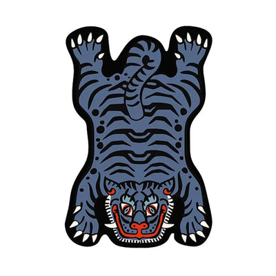 Cartoon Tiger Rug - Cute Animal Decor Mat