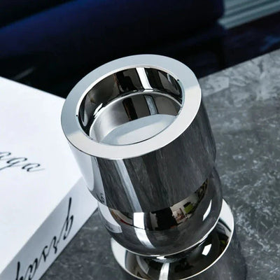 Crystal Candle Holders | Modern Stacked Geometry Design