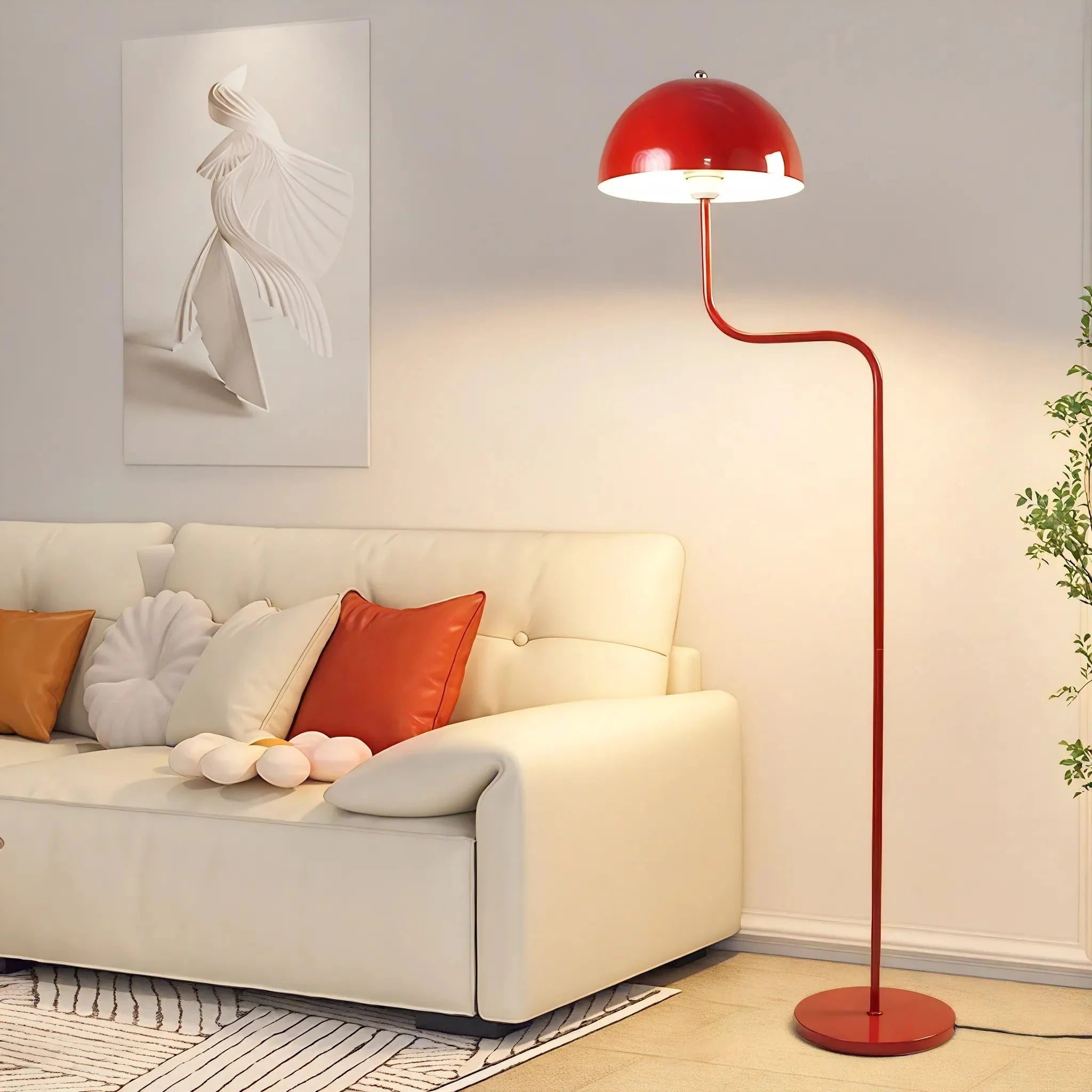GLOW CURVE | Scandi Sleek LED Floor Lamp