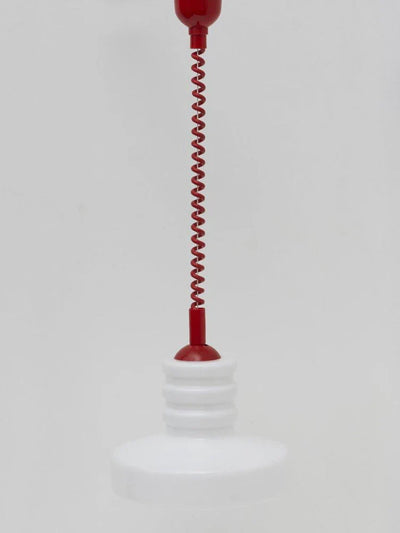 Retro Pendant Lamp - Geometric Coil-Line Light