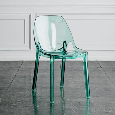 Acrylic Dining Chair - Nordic Clear Durable Seat