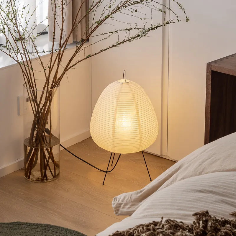 Japanese Rice Paper Lantern | Handcrafted Ambient Light
