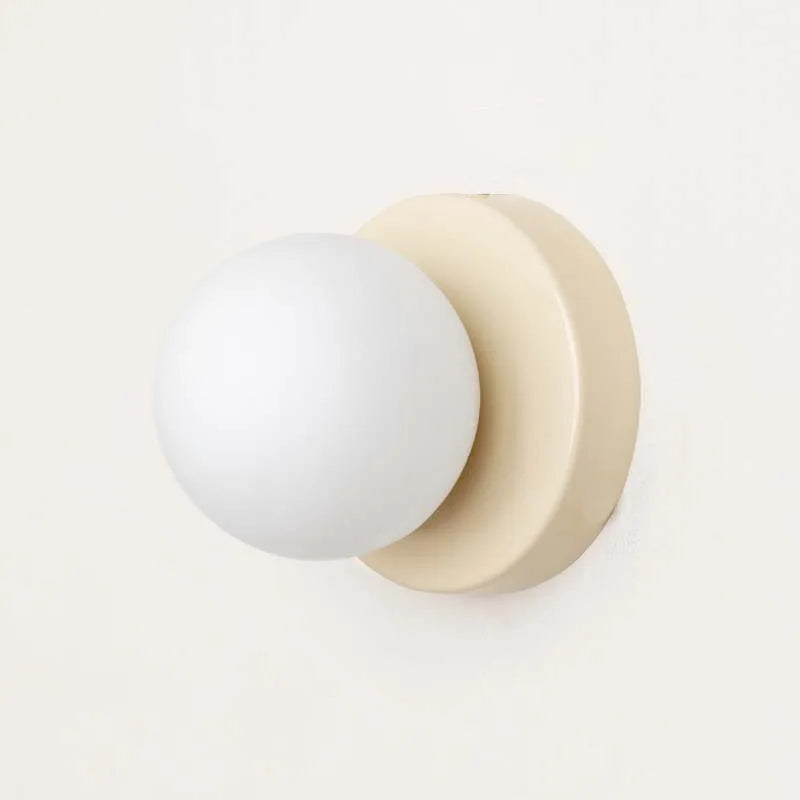 Round Macaron Wall Lamp - Energy Efficient Hallway Light