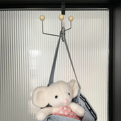 Rotatable Ball Hanger - Wall & Door Hook 6x8in