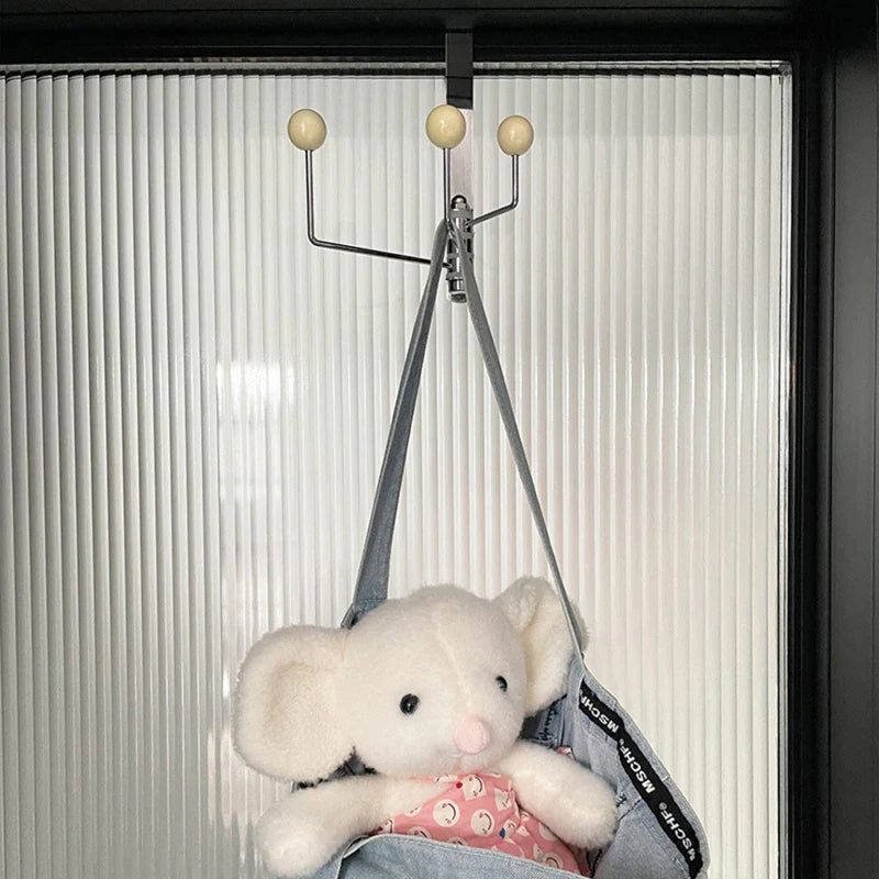 Rotatable Ball Hanger - Wall & Door Hook 6x8in
