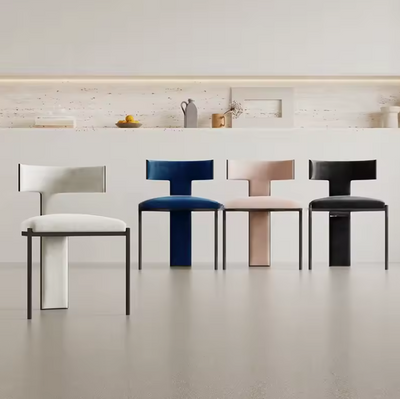 T Back Dining Chair - Modern Japandi Style Seat