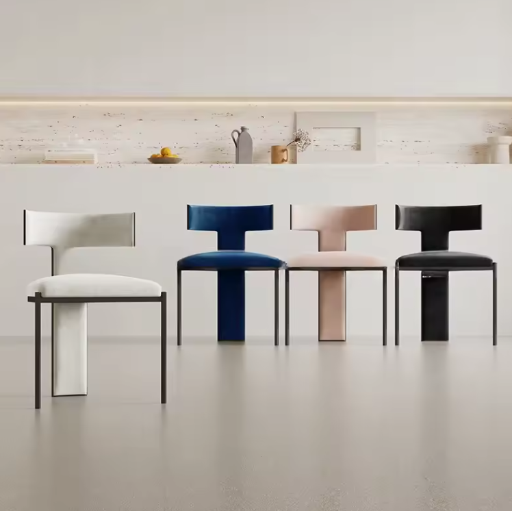 T Back Dining Chair - Modern Japandi Style Seat
