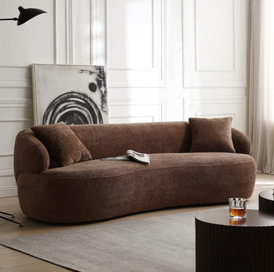 3-Seat Lounge Sofa | Modern Living Room Couch With Pillows