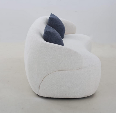 3-Seat Lounge Sofa | Modern Living Room Couch With Pillows