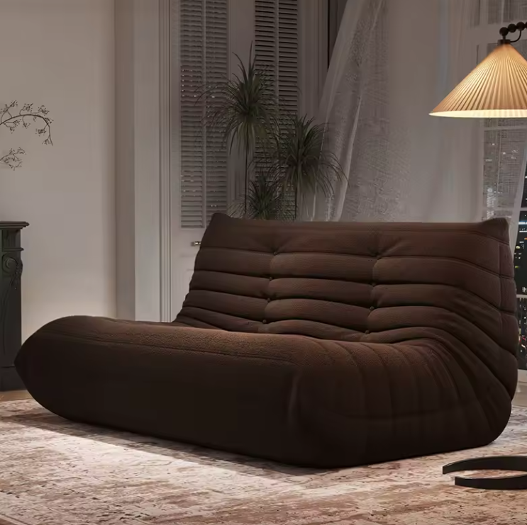 Teddy Velvet Sofa - Two-Seater Foam Loveseat