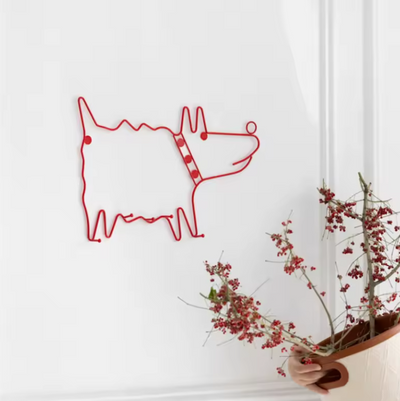 Metal Wall Hook - Bull Terrier Coat Hanger | Durable Decor