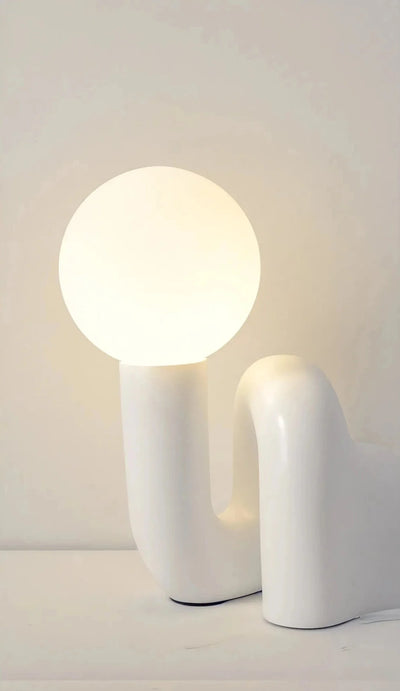 Nordic Table Lamp – Twisted Ball LED Light