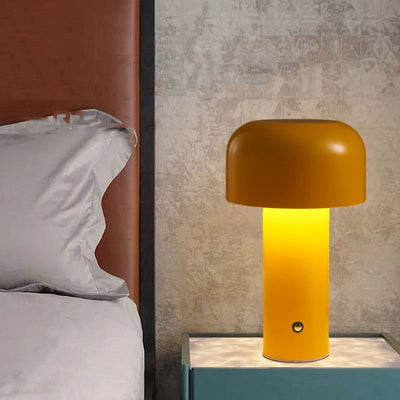 Retro Mushroom Lamp - Cordless Table Lamp