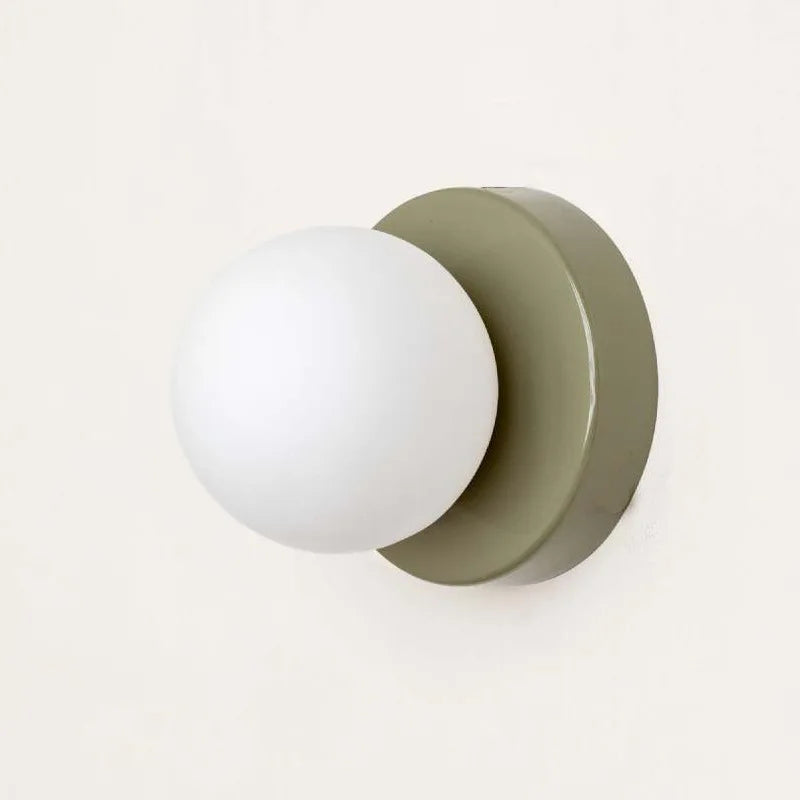 Round Macaron Wall Lamp - Energy Efficient Hallway Light