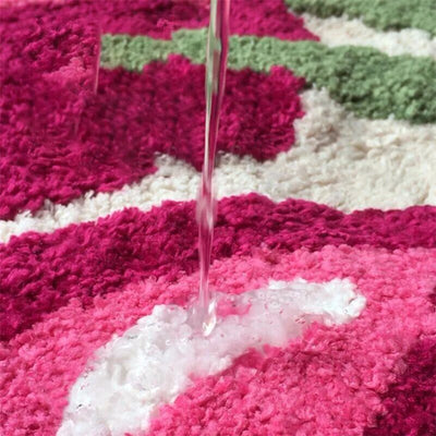 Wild Cherry Bath Mat – Soft Absorbent Bathroom Floor Mat