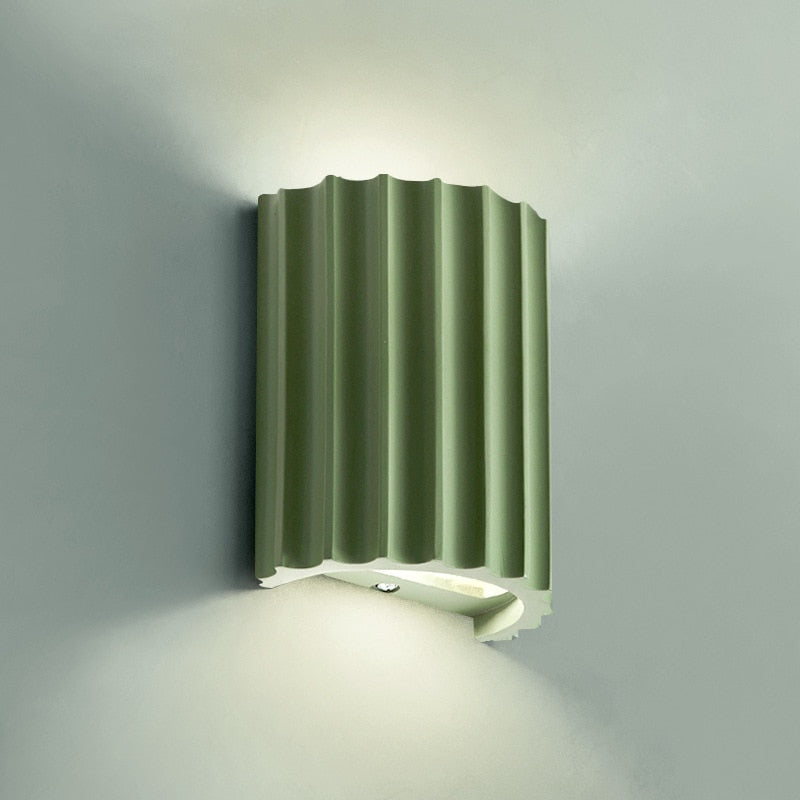 Resin Wall Lamp - Modern LED Color Fixture