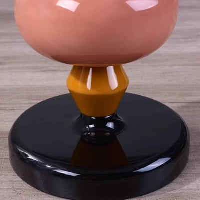 Modular Side Table - Color Stack Pedestal Design
