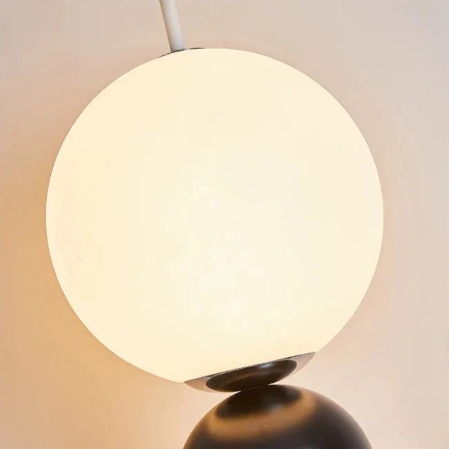 Bauhaus Floor Lamp - Stacking Ball Black Lamp