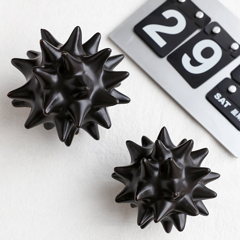 Sea Urchin Ornament - Handcrafted Ceramic Art