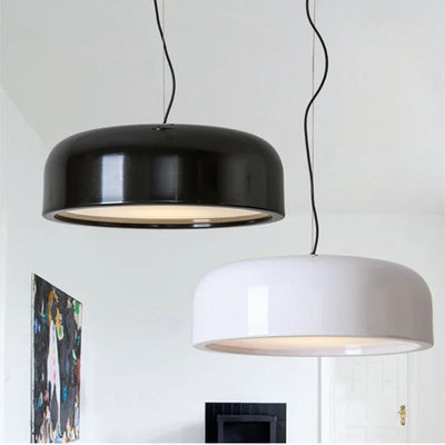 Metal Dome Pendant Light - Adjustable Cord Ceiling Fixture
