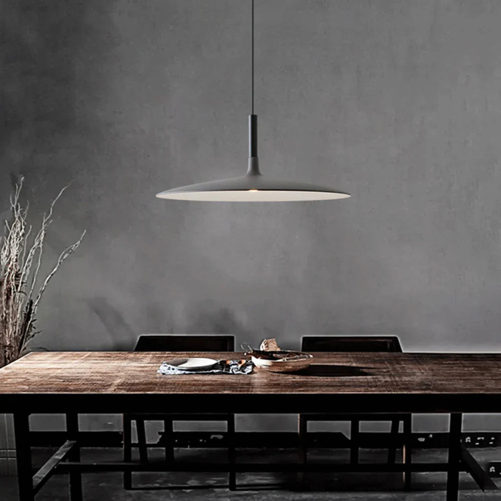 Minimalist Ceiling Light - Aluminium Pendant Lamp With Adjustable Wire