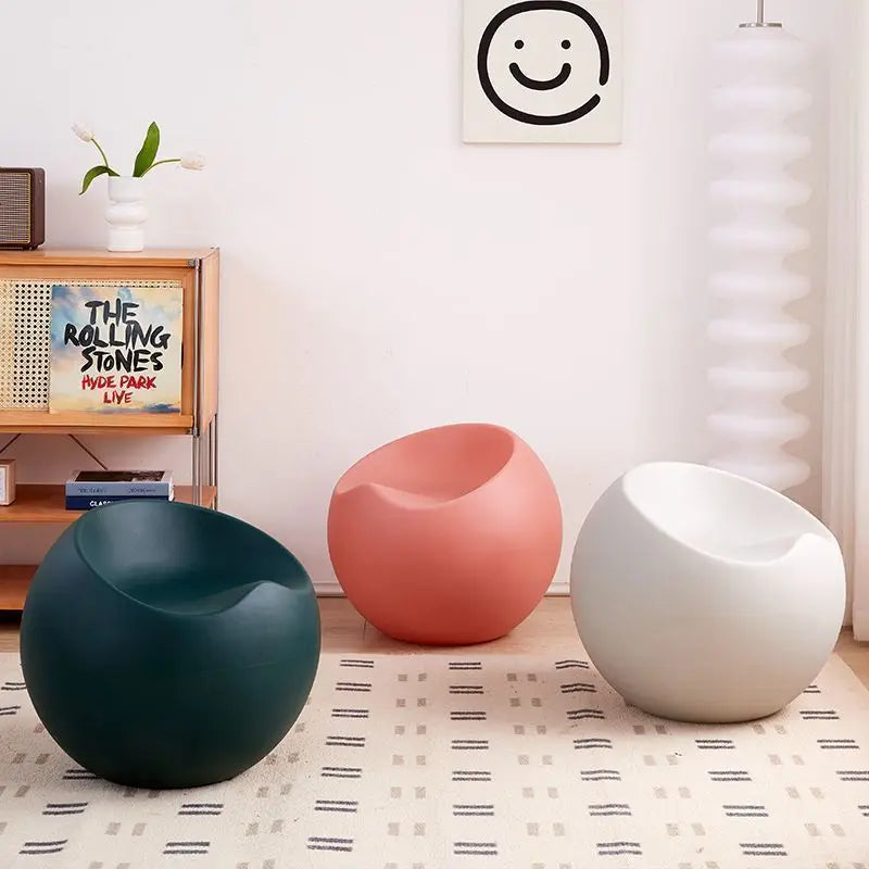 Danish Apple Stool - Compact Plastic Seating