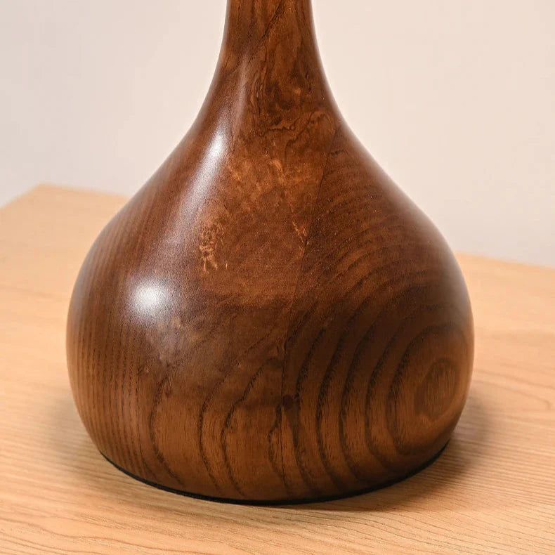 Copper Wood Desk Lamp – Modern LED Table Light