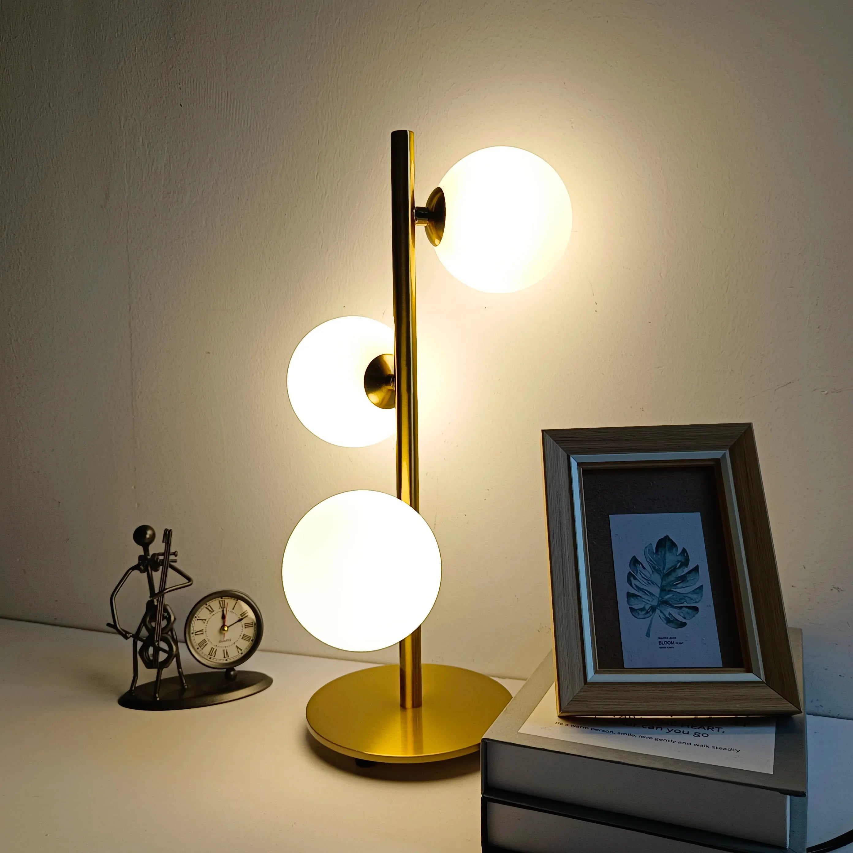 Triple Ball Table Lamp - Modern LED Lighting