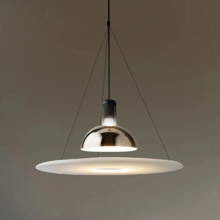 UFO LED Chandelier - Italian Wired Suspension Lamp
