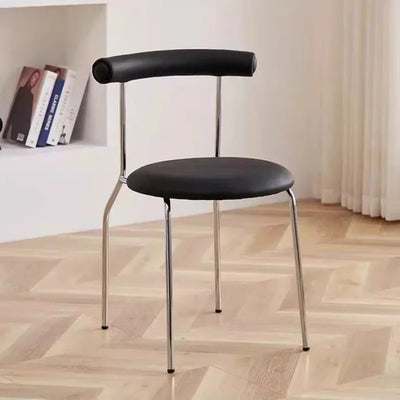 Minimalist Metal Frame Chair - Nordic Dining Seat