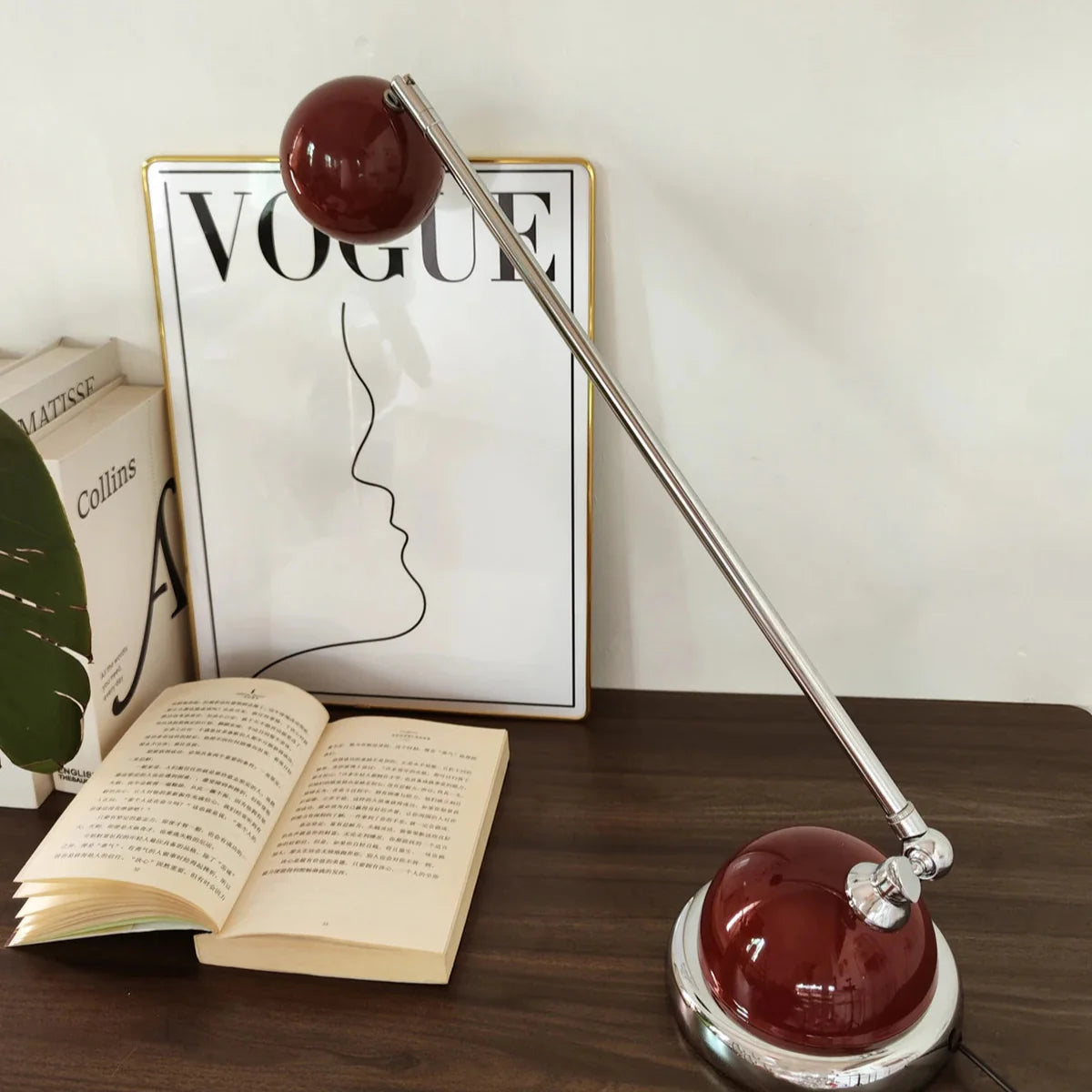 Retro Table Lamp – Haus Theory Rotating Ball Minimalist Lighting