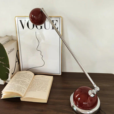 Retro Table Lamp – Haus Theory Rotating Ball Minimalist Lighting