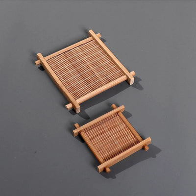 Bamboo Coaster - Japanese Retro Drink Tray