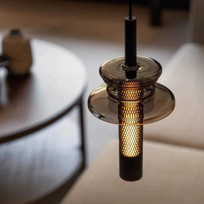 Italian Mesh Pendant Light – Modern Ceiling Lamp with Adjustable Wire