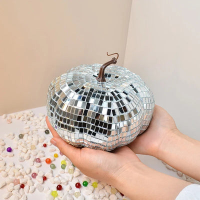 Disco Ball Pumpkin | Halloween Party Ornament
