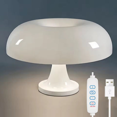 Macaron LED Table Lamp – Mushroom Design
