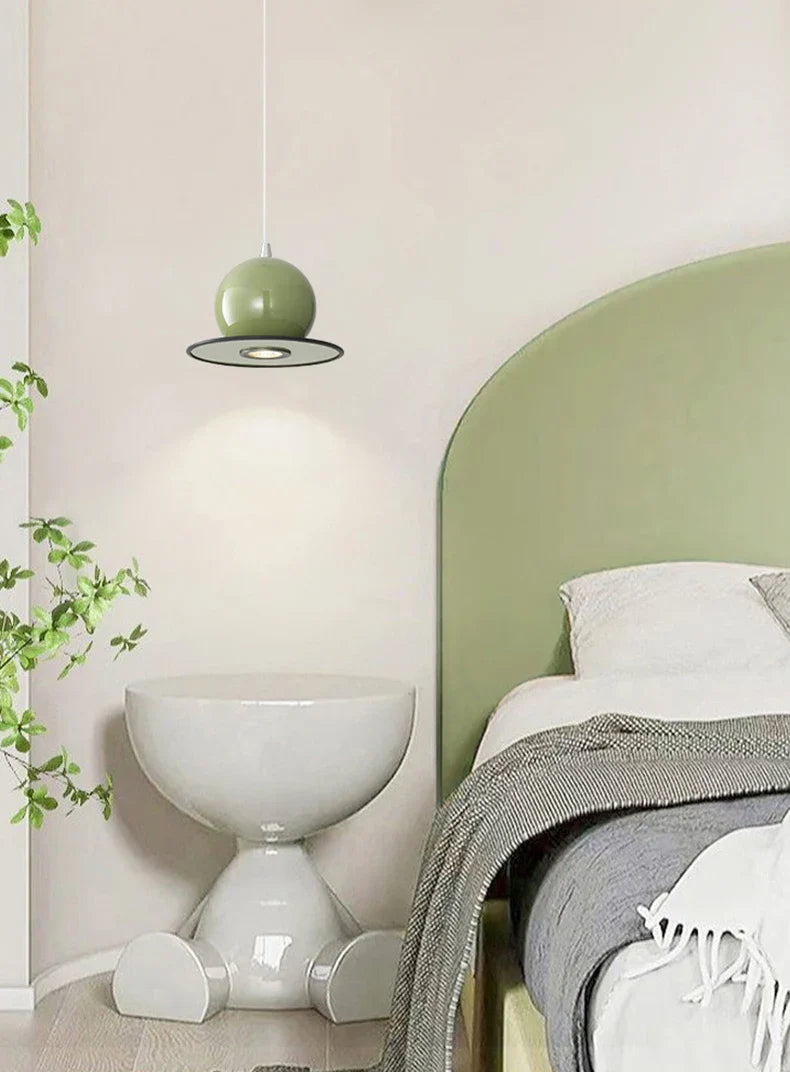 Metal UFO Pendant Light | Retro Aluminum Ceiling Fixture